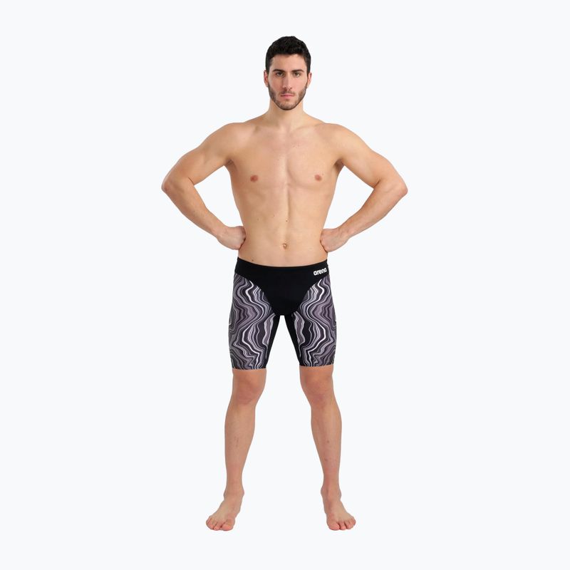 Uomo arena Swim Jammer Marbled nero/nero multi 6