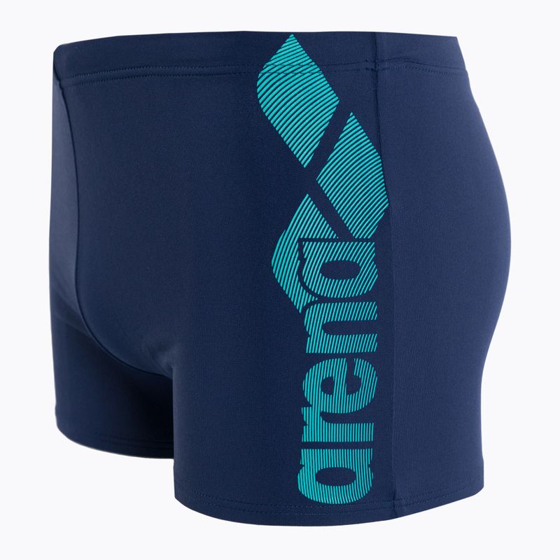 Boxer da bagno da uomo arena Optimal Short navy/martinica 4