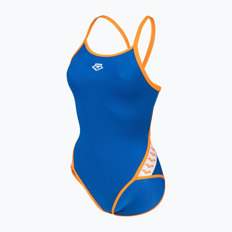 Costume da bagno intero donna arena Icons Super Fly Back Solid royal/nespola 2