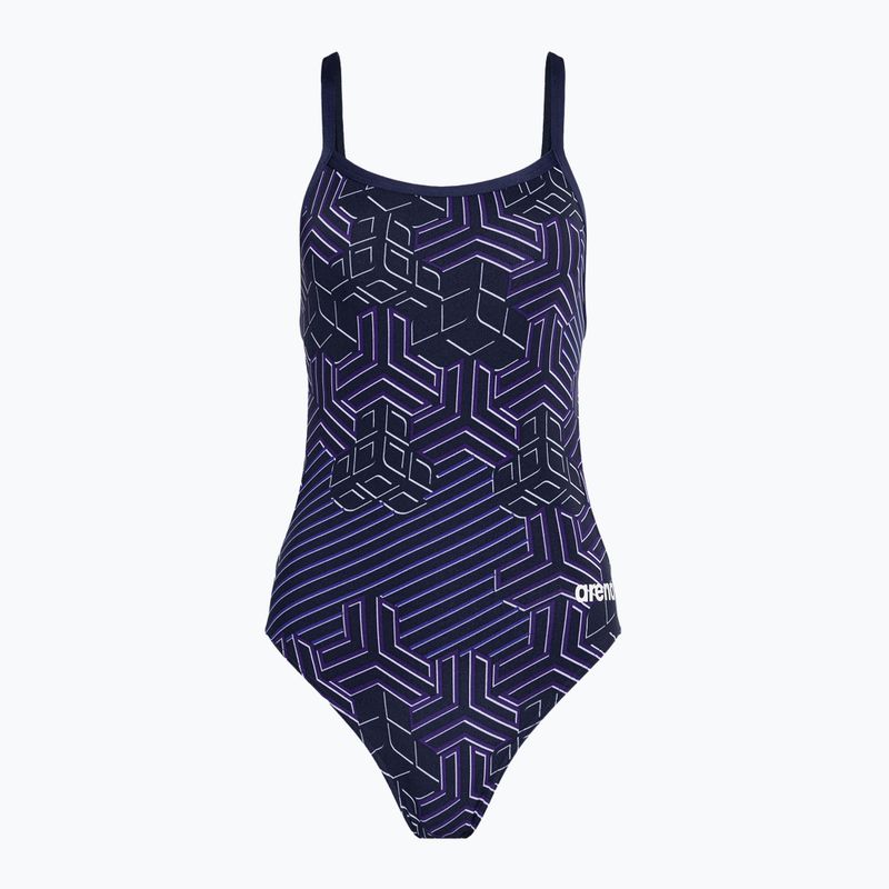 Costume intero donna arena Kikko Pro Challenge Back navy/navy multi