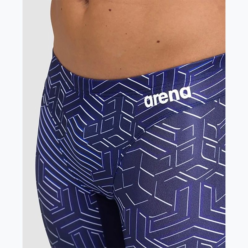 Uomo arena Kikko Pro Swim Jammer navy/navy multi 8