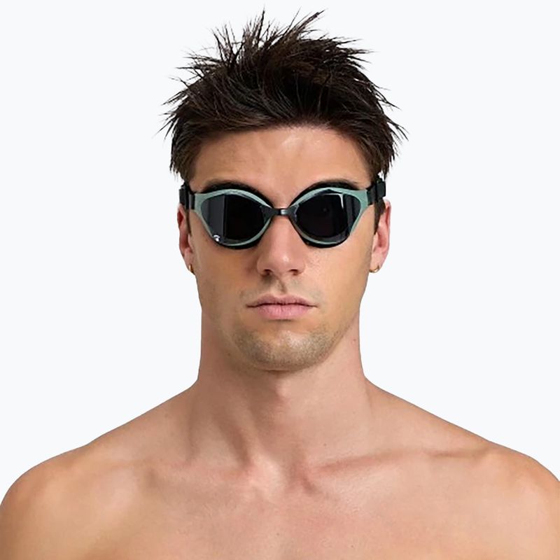 Occhialini da nuoto Arena Air Bold smoke/dark olive/black 15