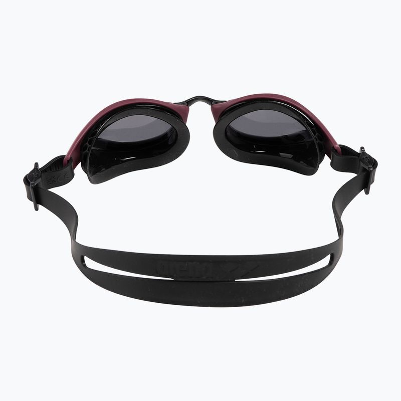 Occhiali da nuoto Arena Air Bold fumo/rosso vino/nero 4