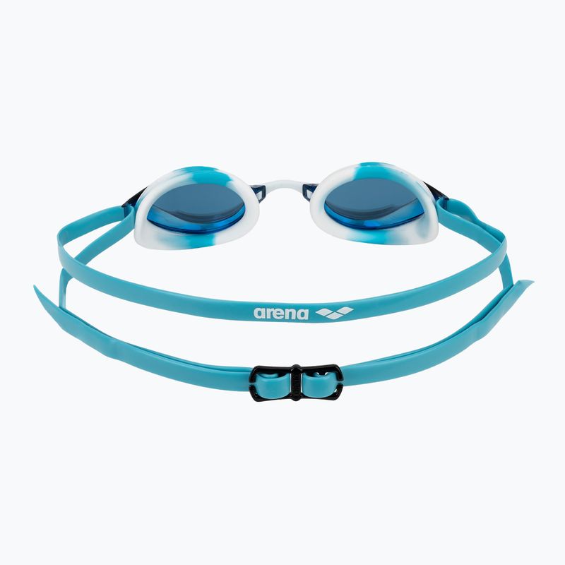 Occhiali da nuoto Arena Python Mirror blu/bianco/cielo 4