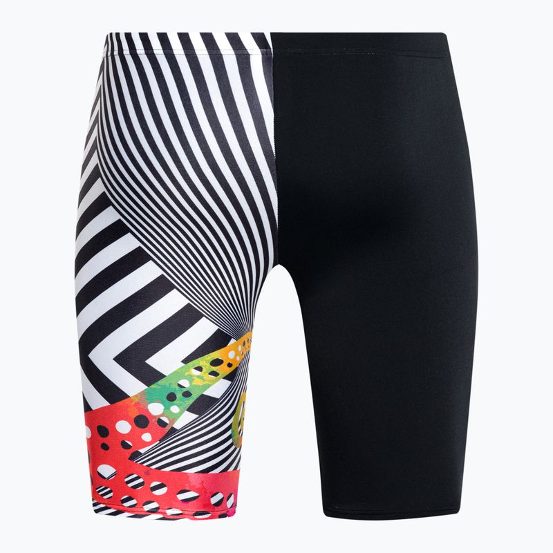 Costume da bagno arena da uomo Crazy Octopus Jammer nero/bianco multi 2