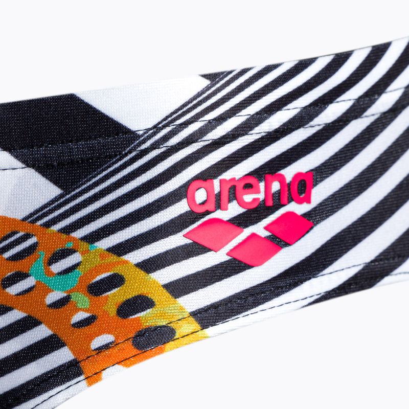 Slip da bagno arena Crazy Octopus uomo nero/bianco multi 3