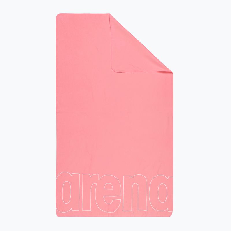 Asciugamano Arena Smart Plus rosa/bianco