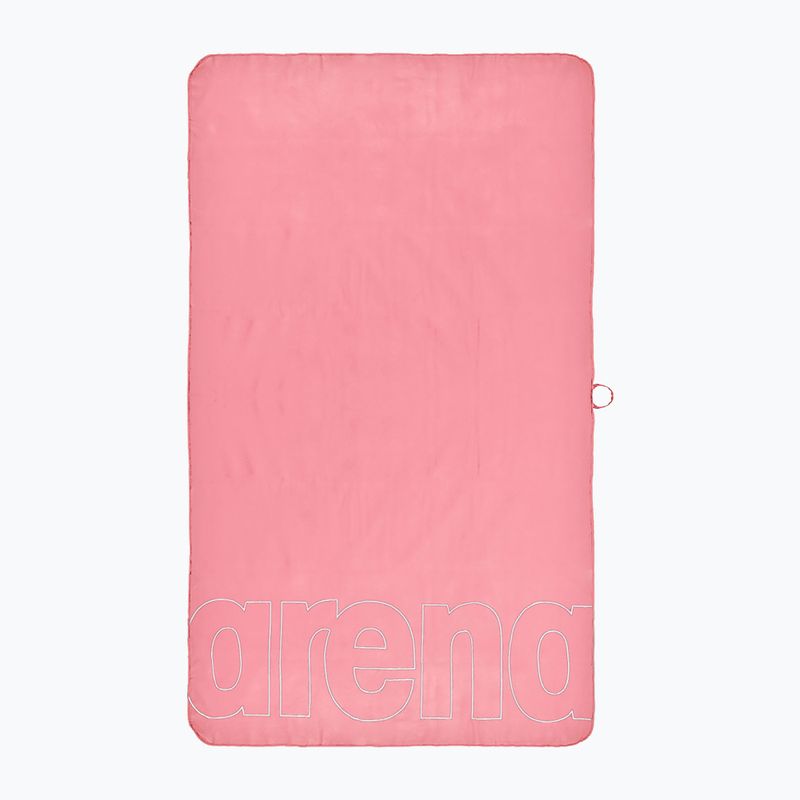 Asciugamano Arena Smart Plus rosa/bianco 4