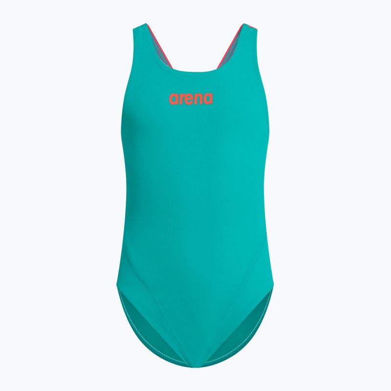 Arena Team Swim Tech Costume intero solido martinica/floreale per bambini