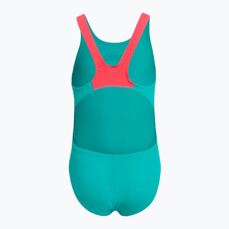 Arena Team Swim Tech Costume intero solido martinica/floreale per bambini 2