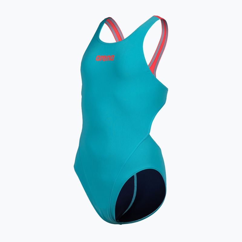 Arena Team Swim Tech Costume intero solido martinica/floreale per bambini 4
