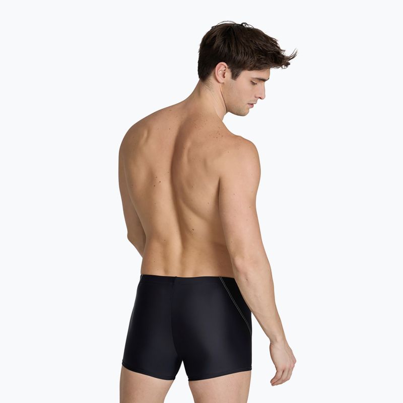Boxer da bagno uomo arena Byor Evo Short R nero/nero/bianco 4