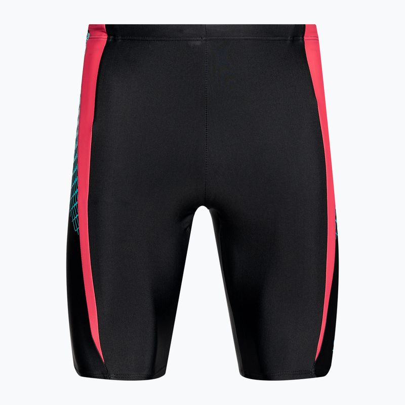 Costume da bagno arena Threefold Jammer R uomo nero/nero/anguria