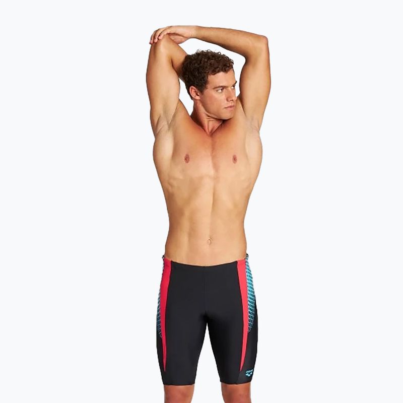 Costume da bagno arena Threefold Jammer R uomo nero/nero/anguria 6