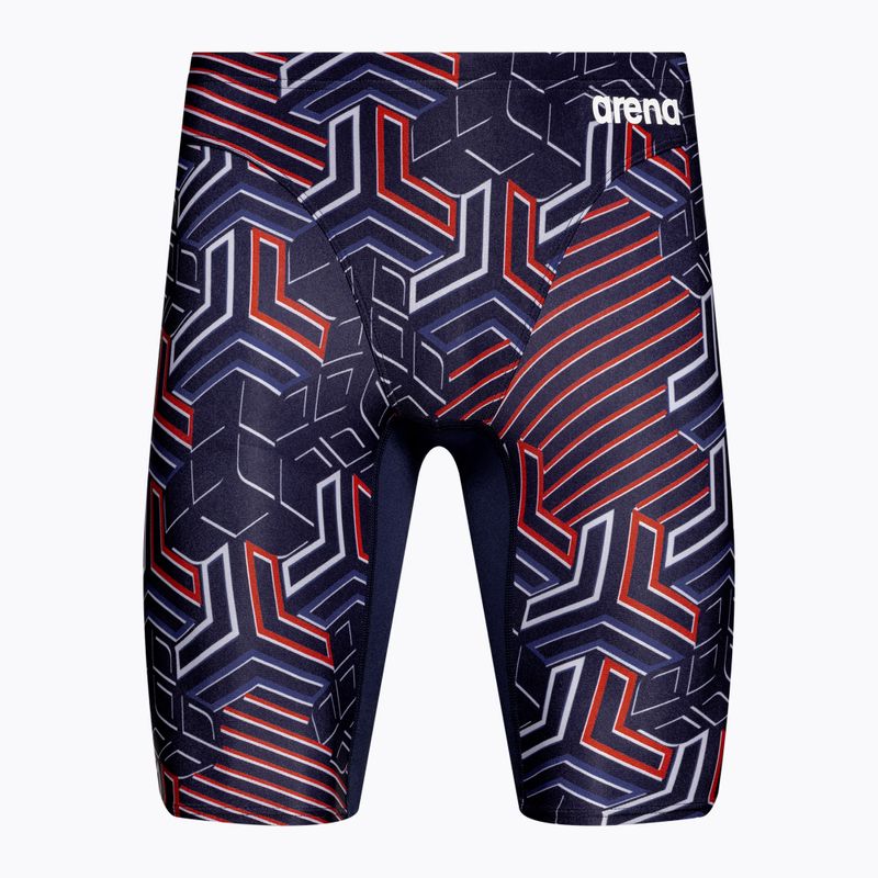 Uomo arena Kikko Pro Swim Jammer navy/team redwhiteblue