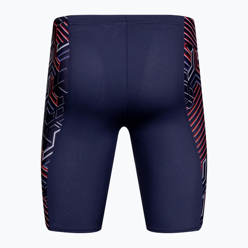 Uomo arena Kikko Pro Swim Jammer navy/team redwhiteblue 2
