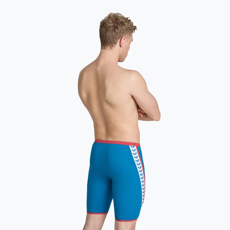 Uomo arena Swim Solid Jammer blu cosmo/rossoastro 3