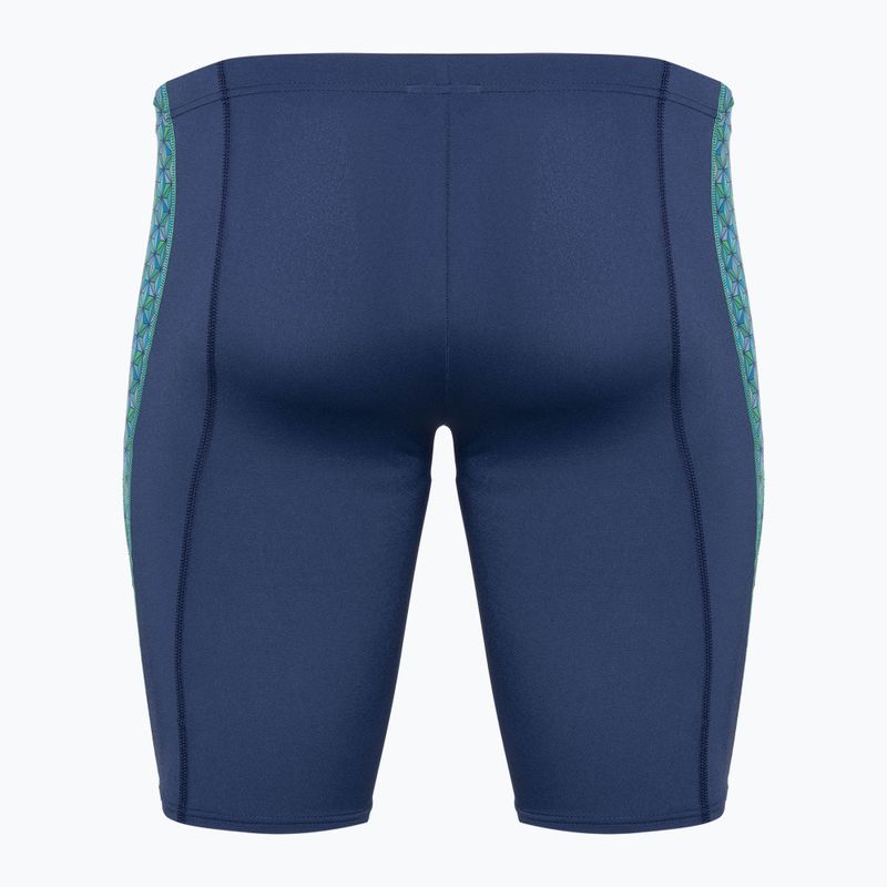 Maglia da bagno da uomo arena Starfish navy/turchese multi 2