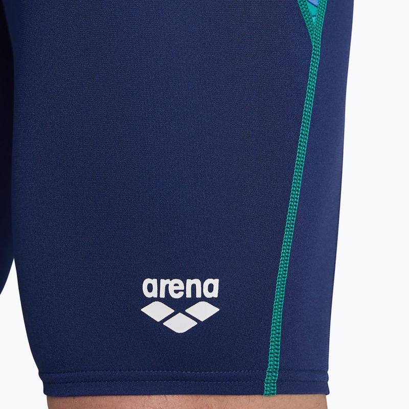 Maglia da bagno da uomo arena Starfish navy/turchese multi 6