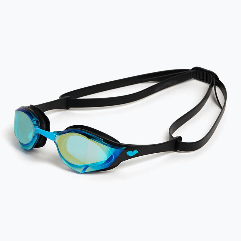 Occhialini da nuoto Arena Cobra Edge Swipe MR aqua/black/black