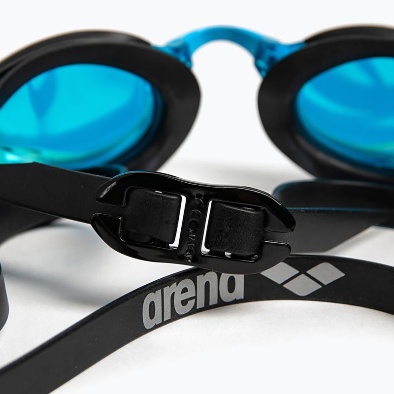 Occhialini da nuoto Arena Cobra Edge Swipe MR aqua/black/black 8