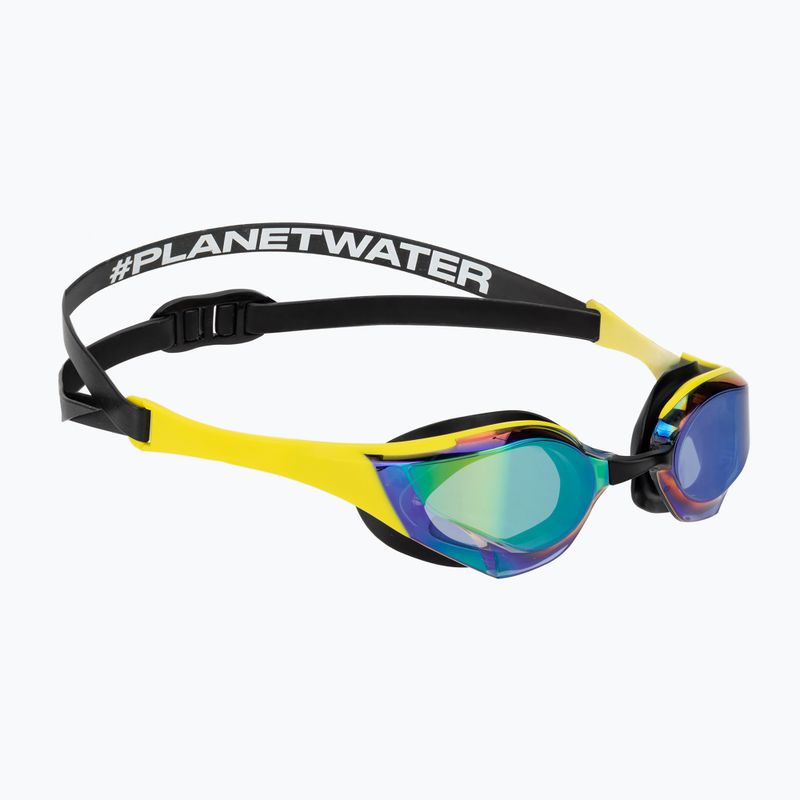 Occhiali da nuoto Arena Cobra Edge Swipe MR smeraldo / giallo / nero