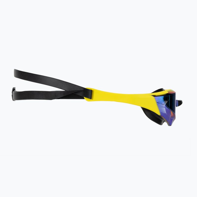 Occhiali da nuoto Arena Cobra Edge Swipe MR smeraldo / giallo / nero 3