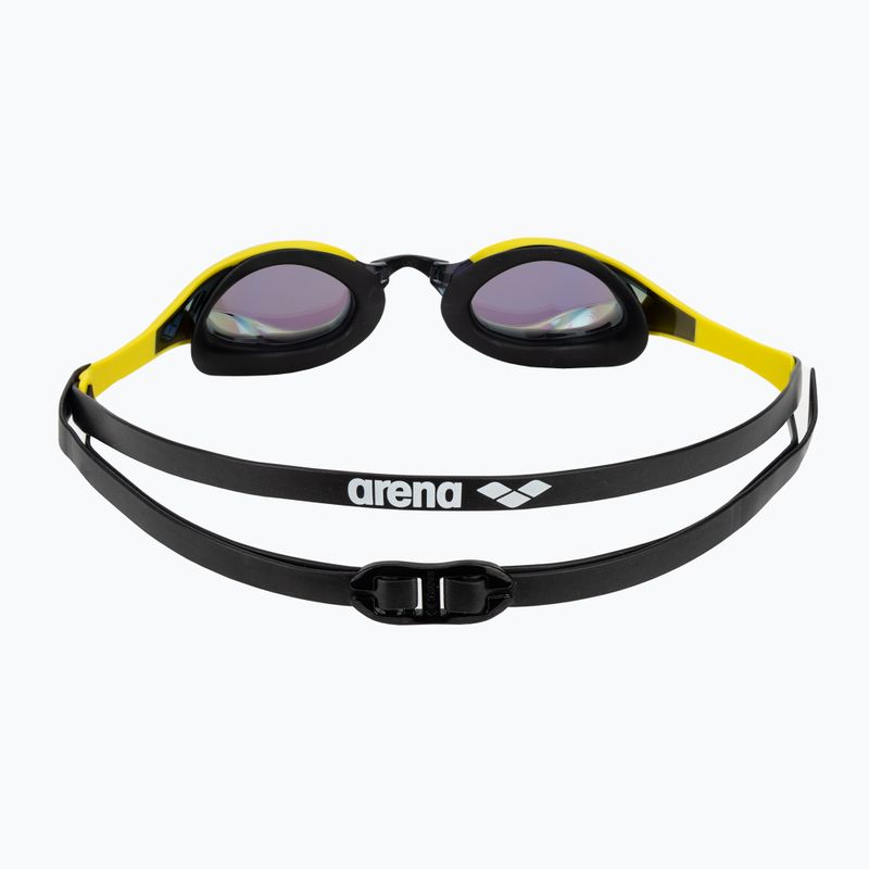 Occhiali da nuoto Arena Cobra Edge Swipe MR smeraldo / giallo / nero 4