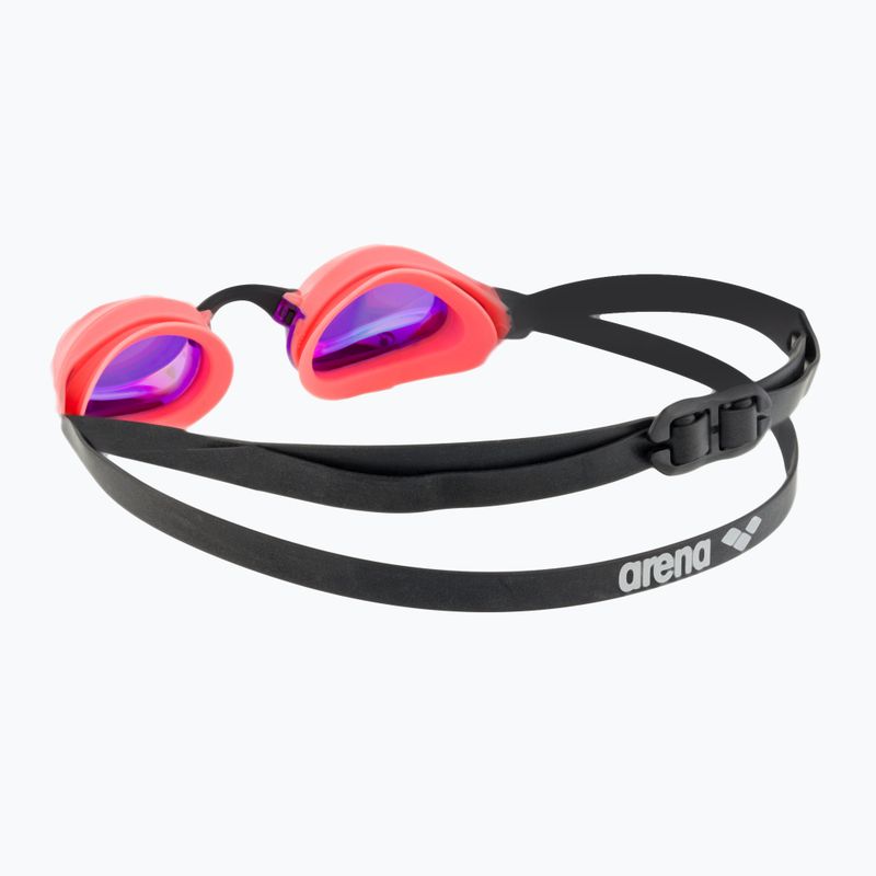 Occhiali da nuoto Arena Cobra Core Swipe Mirror viola/corallo 4