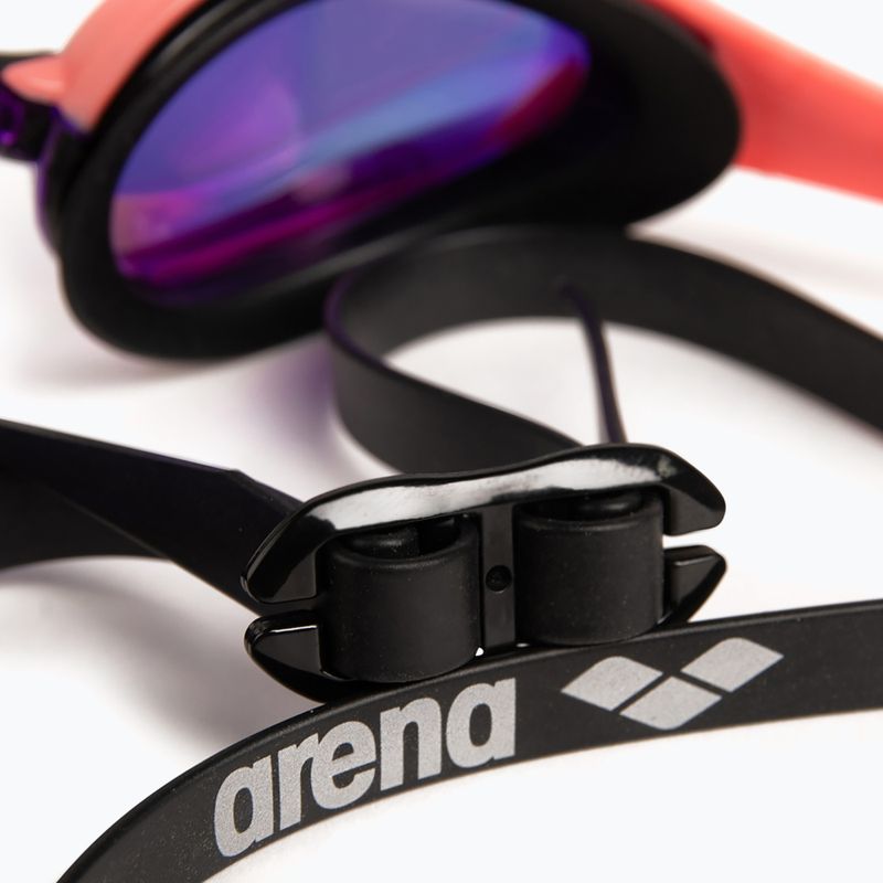 Occhiali da nuoto Arena Cobra Ultra Swipe Mirror viola/corallo 8