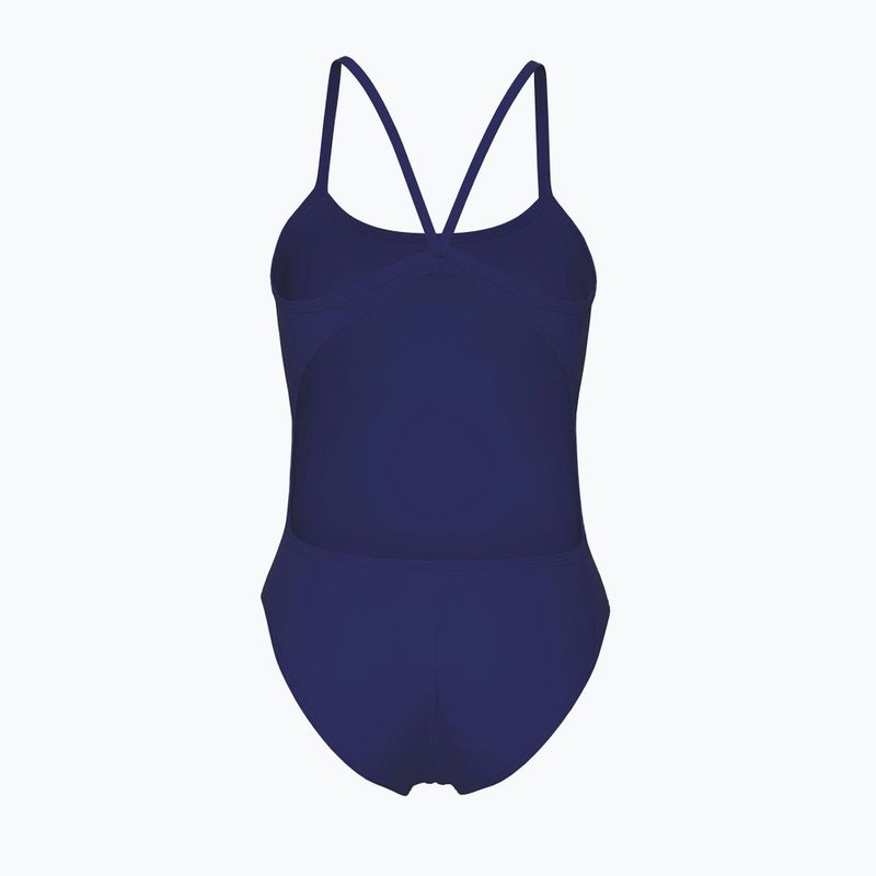 Costume da bagno intero donna arena Lace Back Solid navy/bianco 2