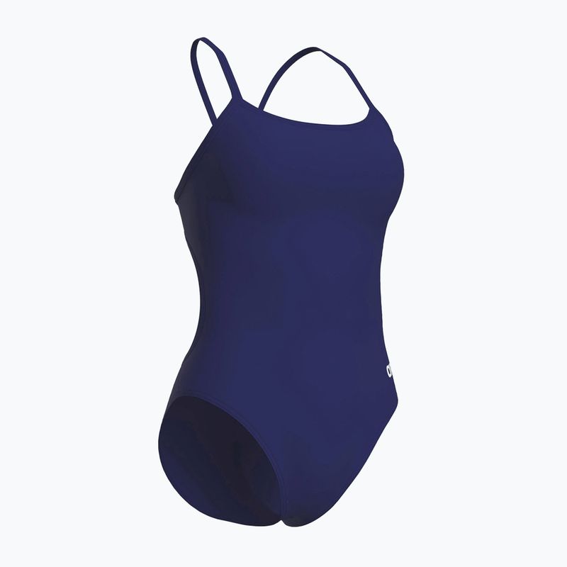 Costume da bagno intero donna arena Lace Back Solid navy/bianco 3