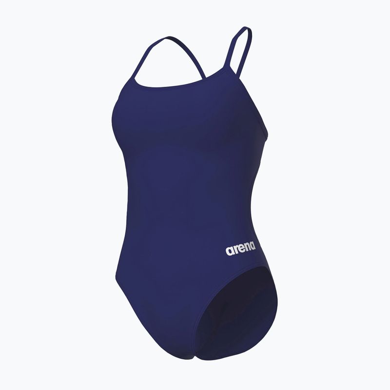 Costume da bagno intero donna arena Lace Back Solid navy/bianco 4