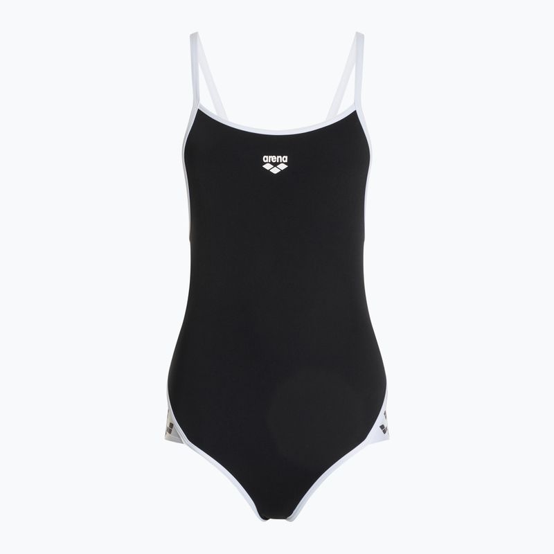 Costume intero donna arena Icons Super Fly Back Solid nero / bianco