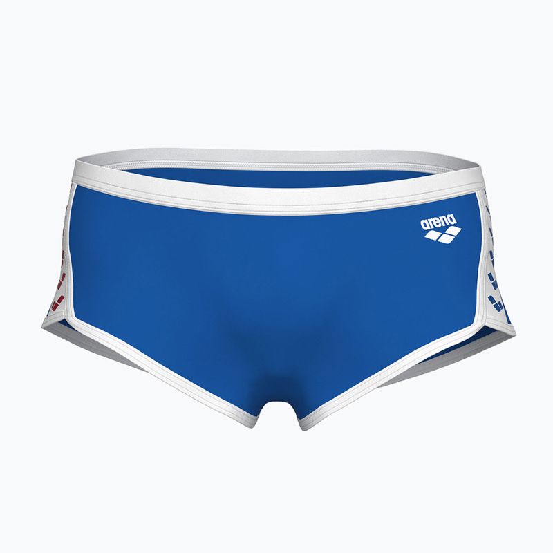 Uomo arena Icons Swim Short a vita bassa Solid royal/white swim slip