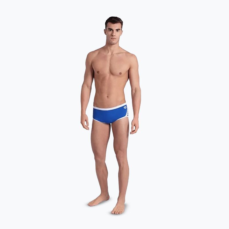 Uomo arena Icons Swim Short a vita bassa Solid royal/white swim slip 6