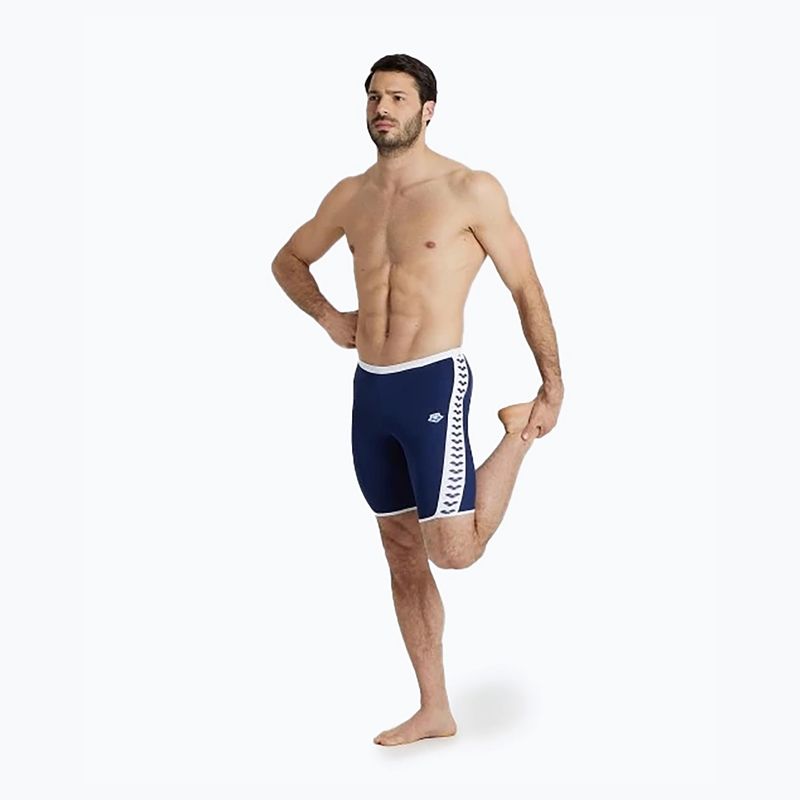 Maglia da nuoto da uomo arena Icons Solid navy/bianco 7