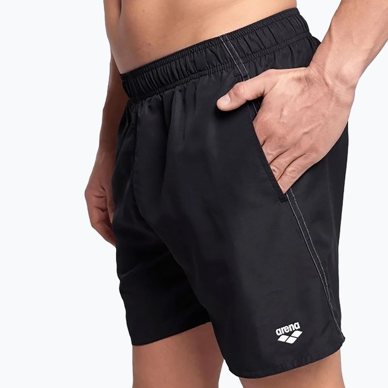 Pantaloncini da bagno arena Fundamentals Boxer R nero/bianco da uomo 8