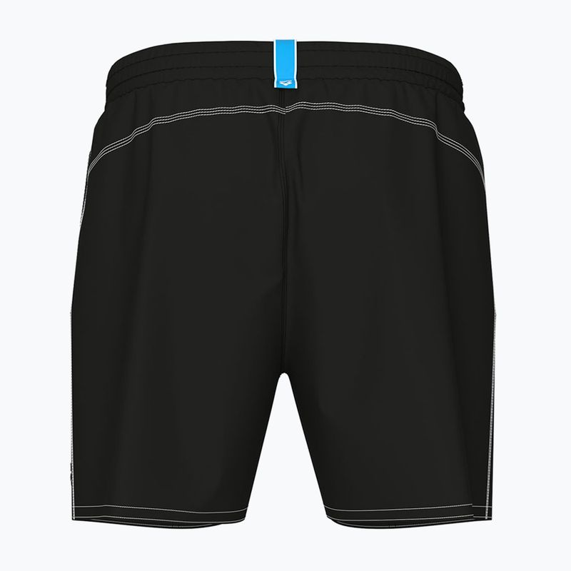 Pantaloncini da bagno arena da uomo Bywayx R nero/bianco 2