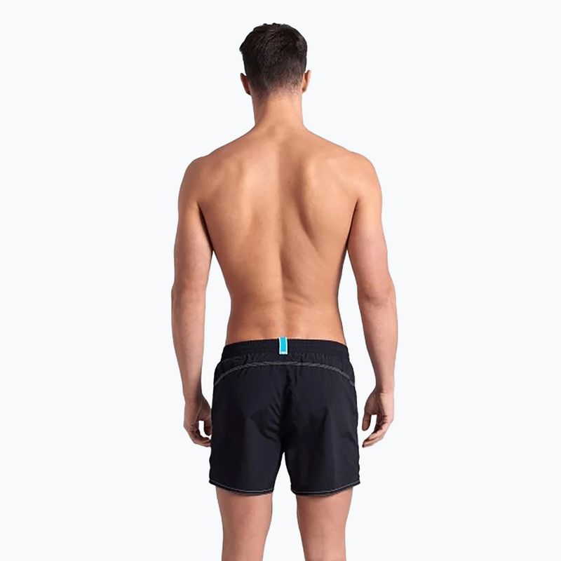 Pantaloncini da bagno arena da uomo Bywayx R nero/bianco 7