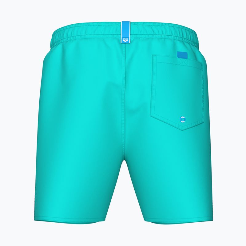 Pantaloncini da bagno arena Fundamentals Boxer R acqua/navy da uomo 8
