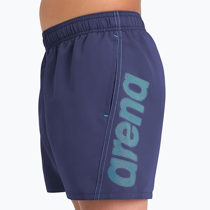 Arena Fundamentals Logo JR Boxer R blu/turchese boxer da bagno per bambini 8