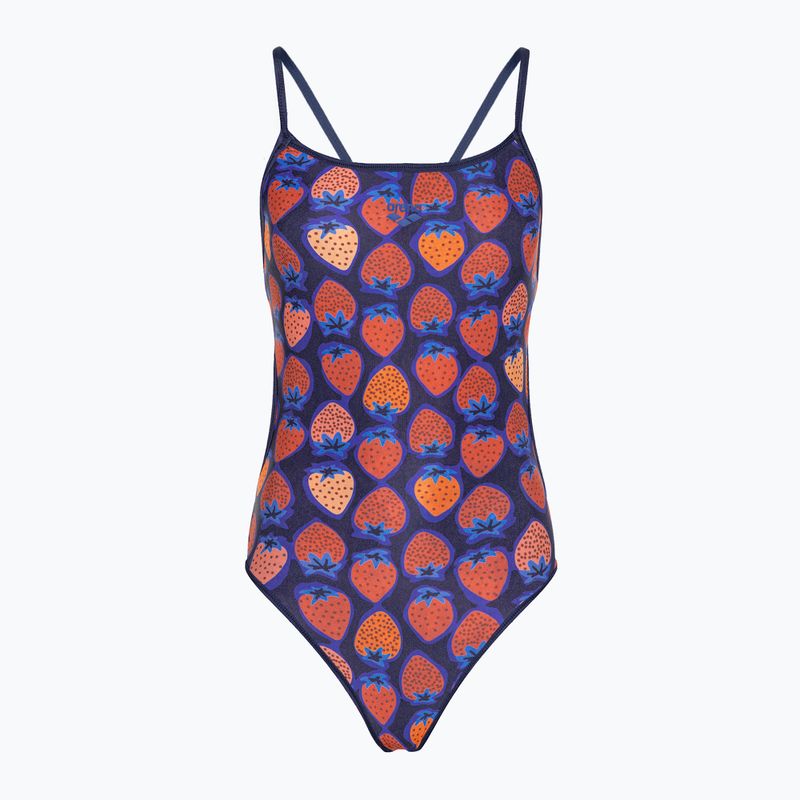 Costume da bagno intero donna arena Costume da bagno reversibile Challenge Back navy/multi 4