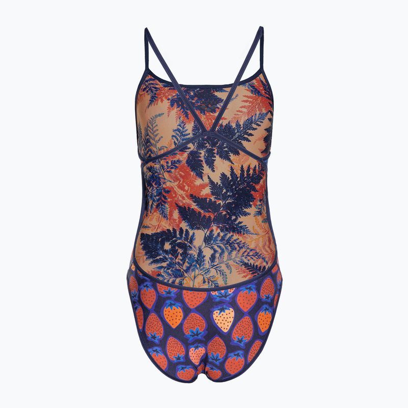 Costume da bagno intero donna arena Costume da bagno reversibile Challenge Back navy/multi 6
