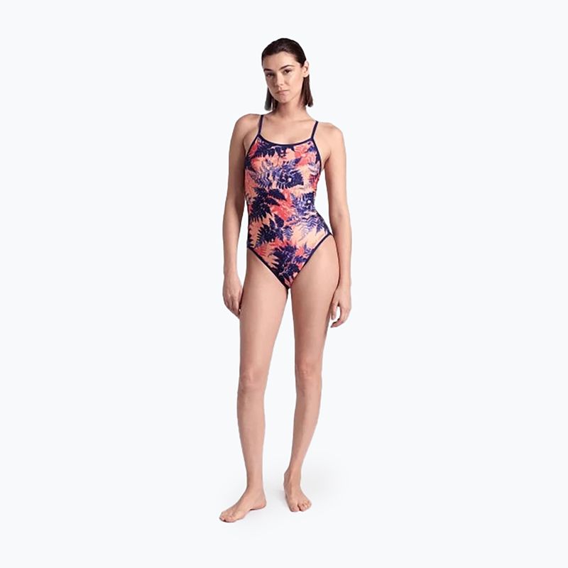 Costume da bagno intero donna arena Costume da bagno reversibile Challenge Back navy/multi 9