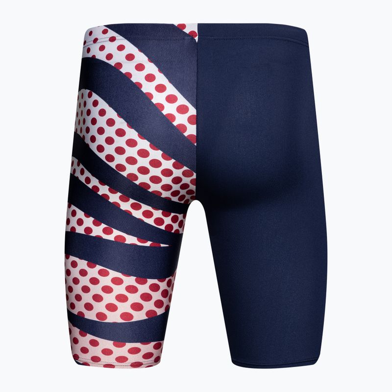 Maglia da bagno arena Multi Stripes da uomo navy/bianco multi 2