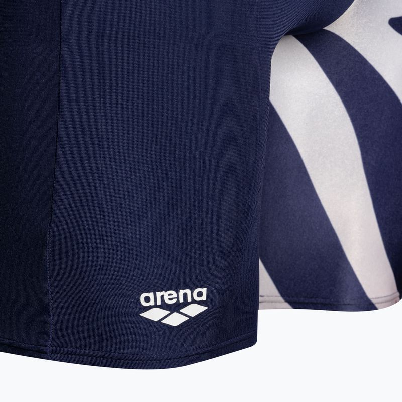 Maglia da bagno arena Multi Stripes da uomo navy/bianco multi 3