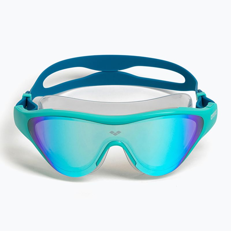 Occhialini da nuoto Arena The One Mask Mirror blue/water/blue cosmo 3