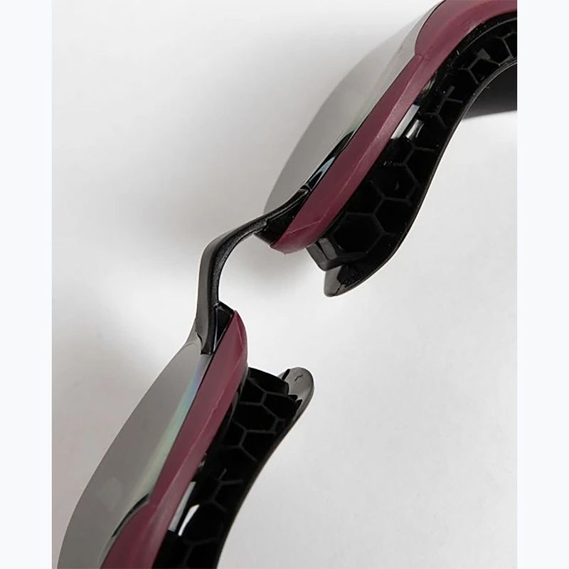 Occhialini da nuoto Arena Air-Bold Swipe Mirror silver/red wine 12