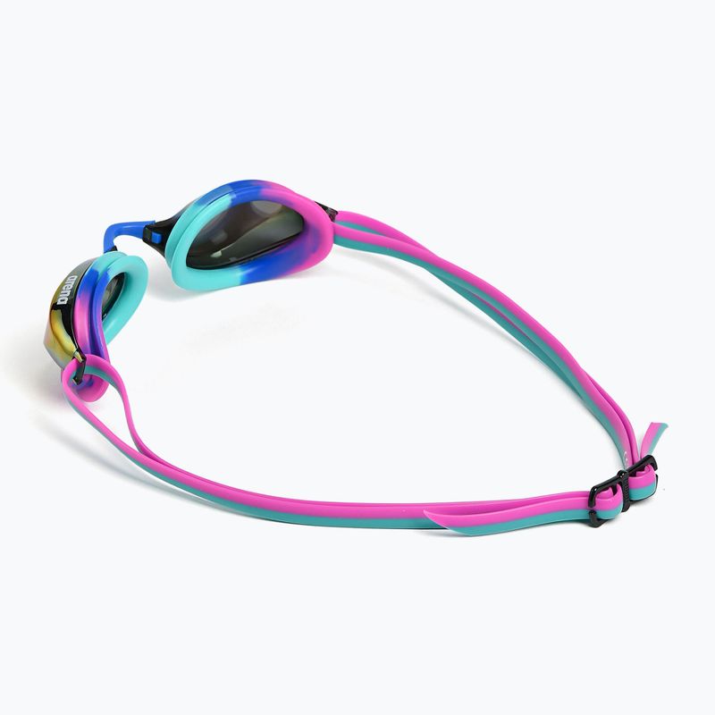 Occhialini da nuoto Arena Python Mirror turchese/acqua/fucsia 3